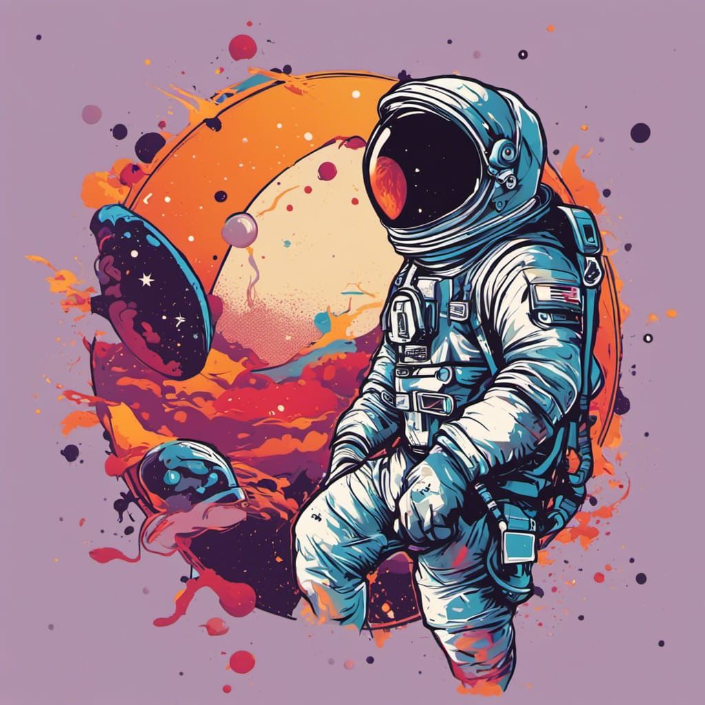 astronaut - AI Generated Artwork - NightCafe Creator