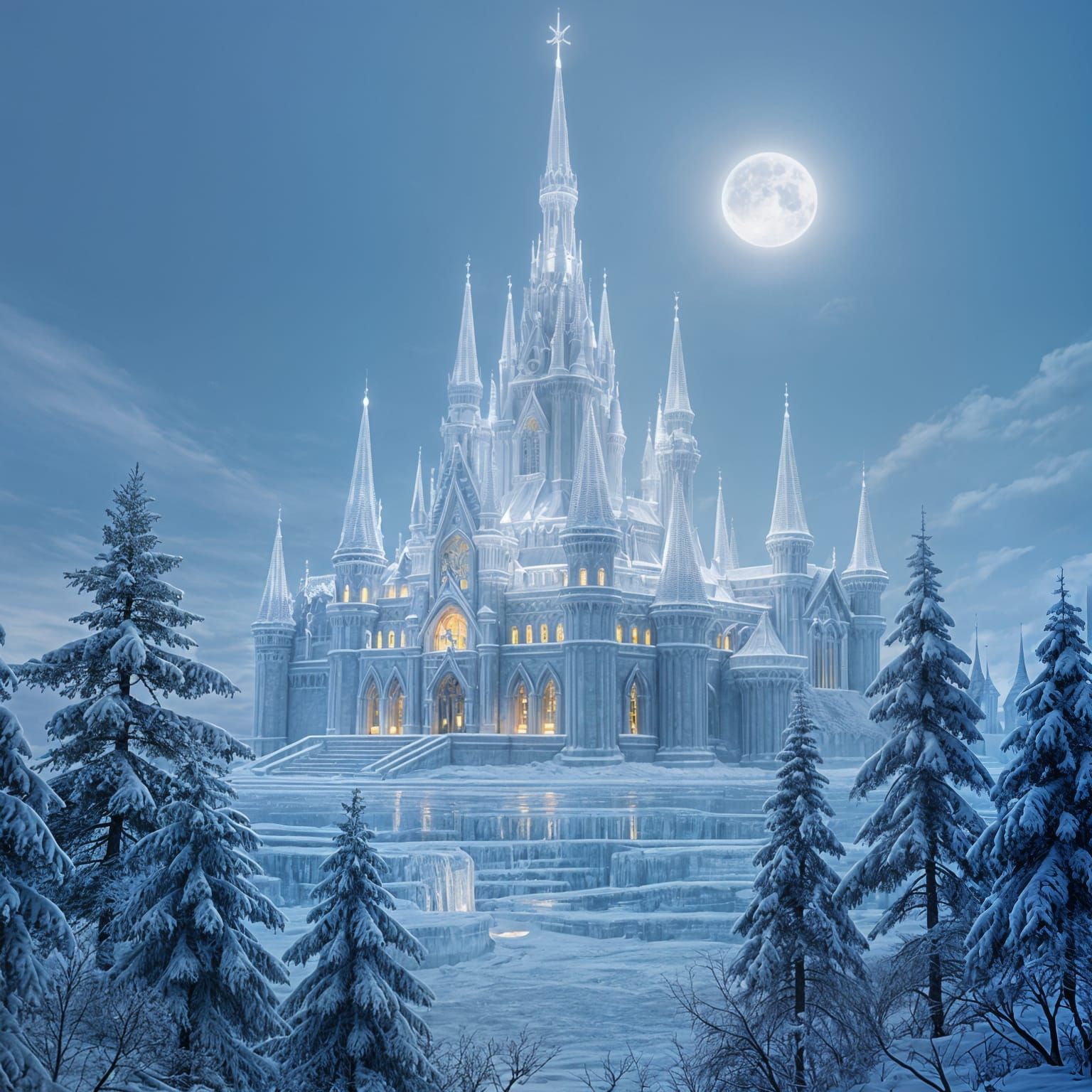 ice castle  by @Artsie Ficial