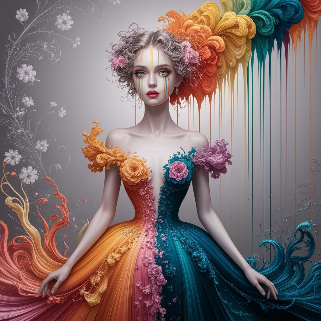 Dripping Nouveau  by @GummyPretzel