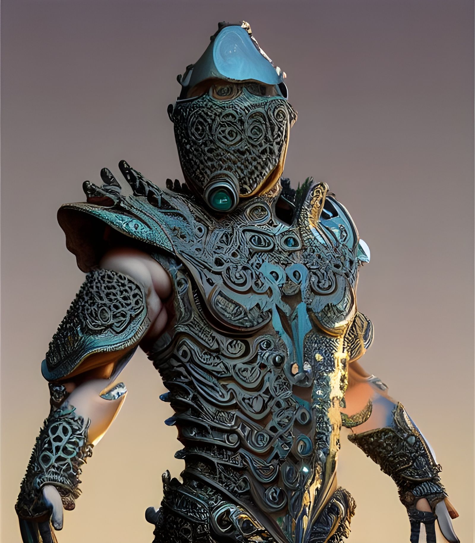 Carved armour