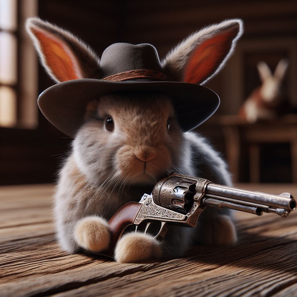 Bunny gunslinger
