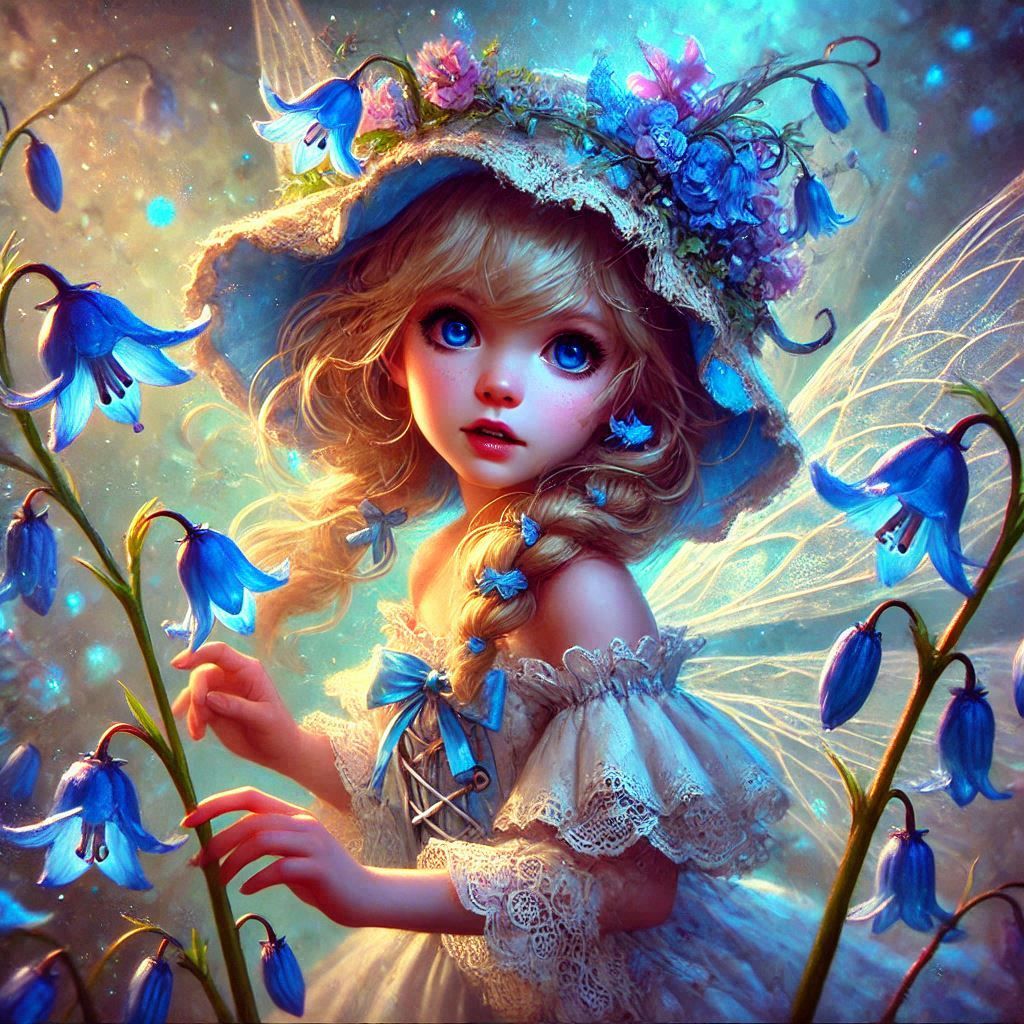 adorable fairy-tale fantasy creature portrait..
