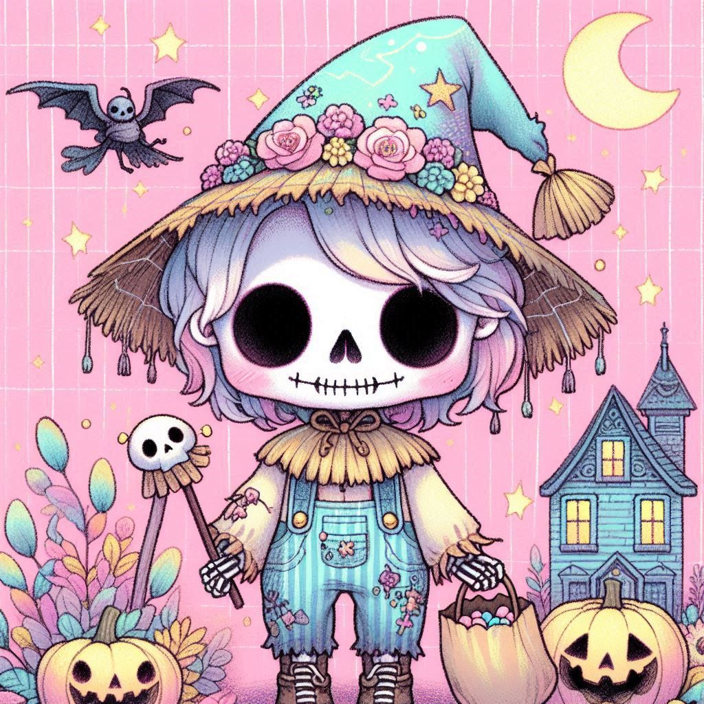 Pastel creepy cute