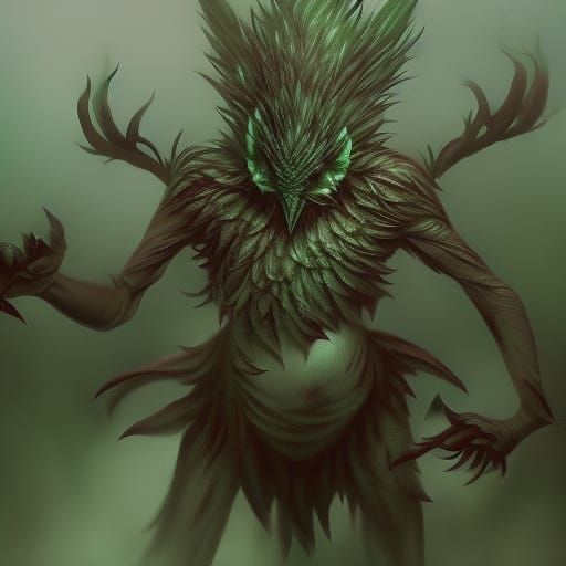 monstrous birdman - AI Generated Artwork - NightCafe Creator