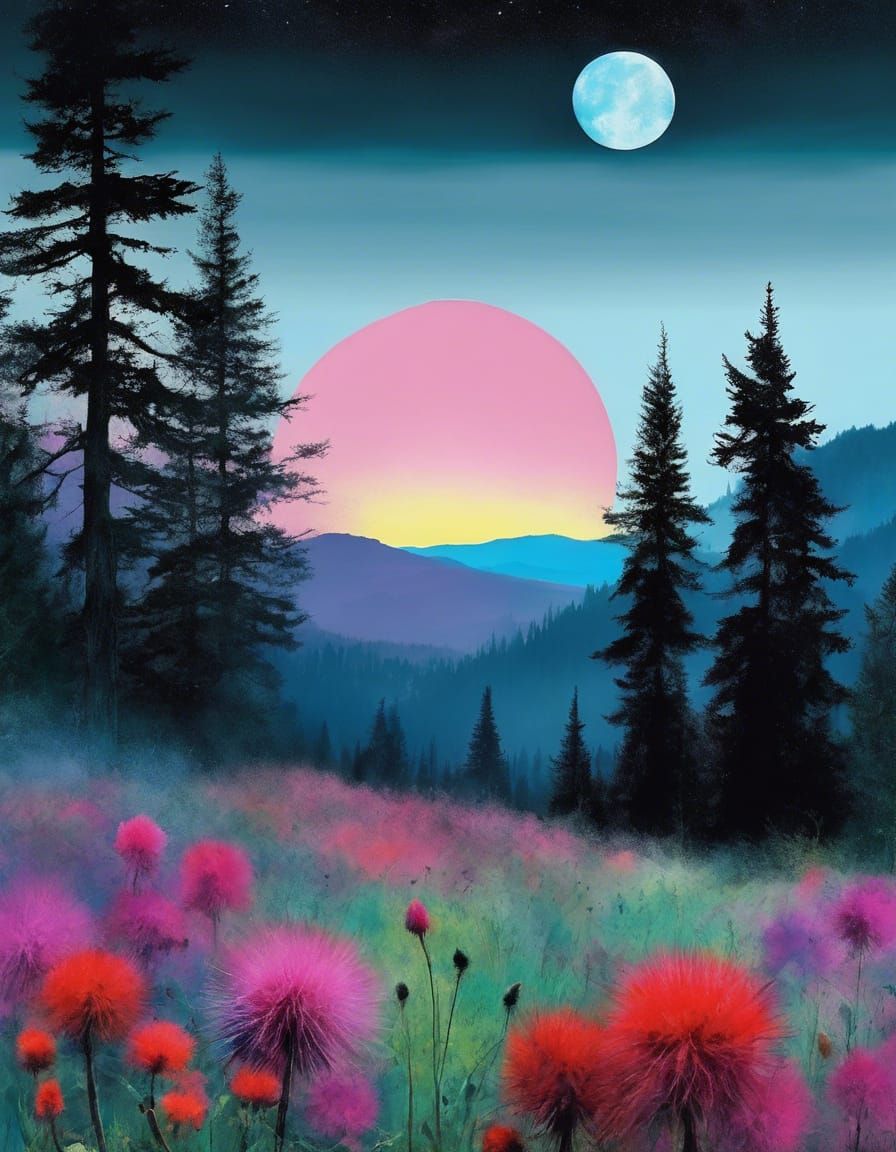 Lucid dream landscape