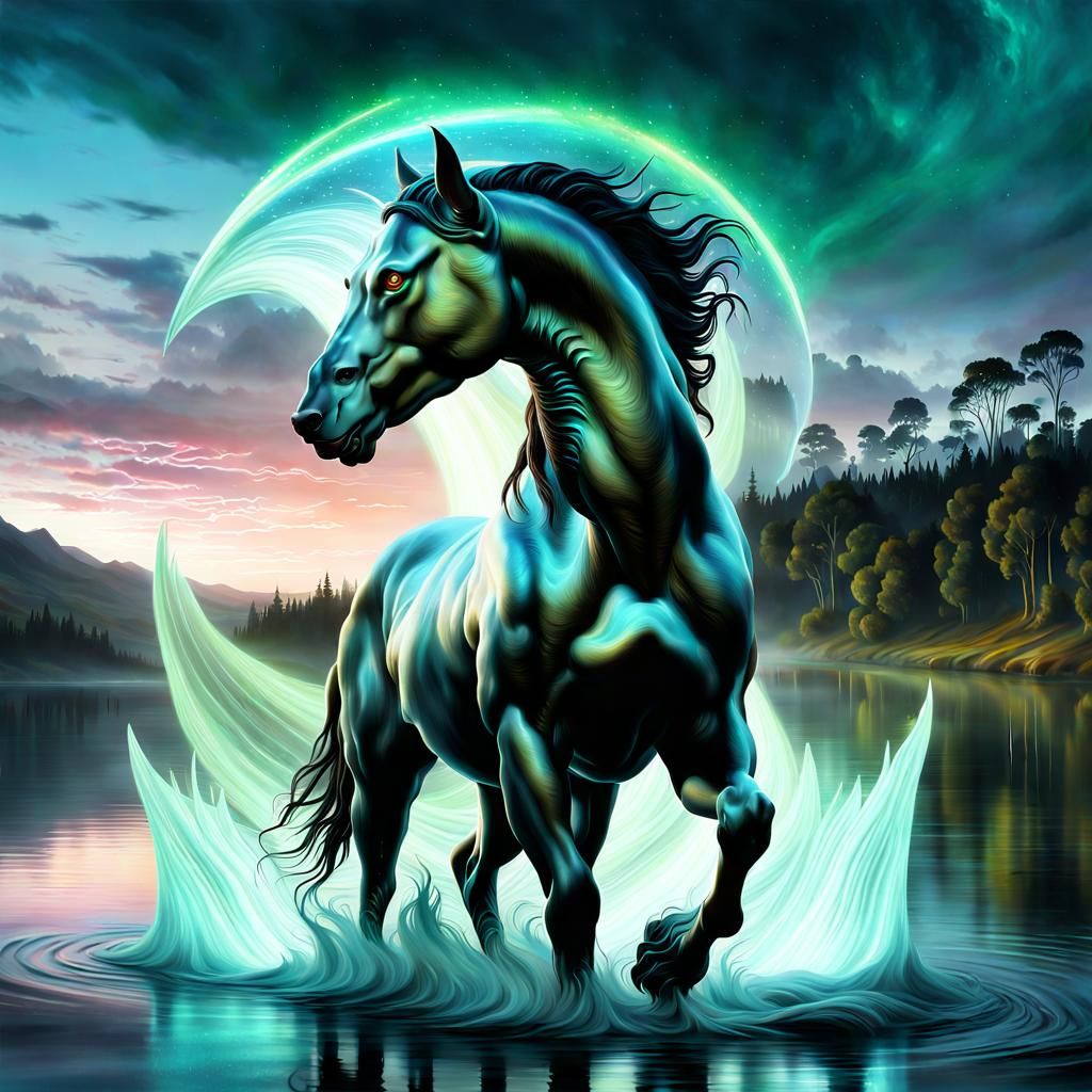 Mythical Kelpie - AI Generated Artwork - NightCafe Creator