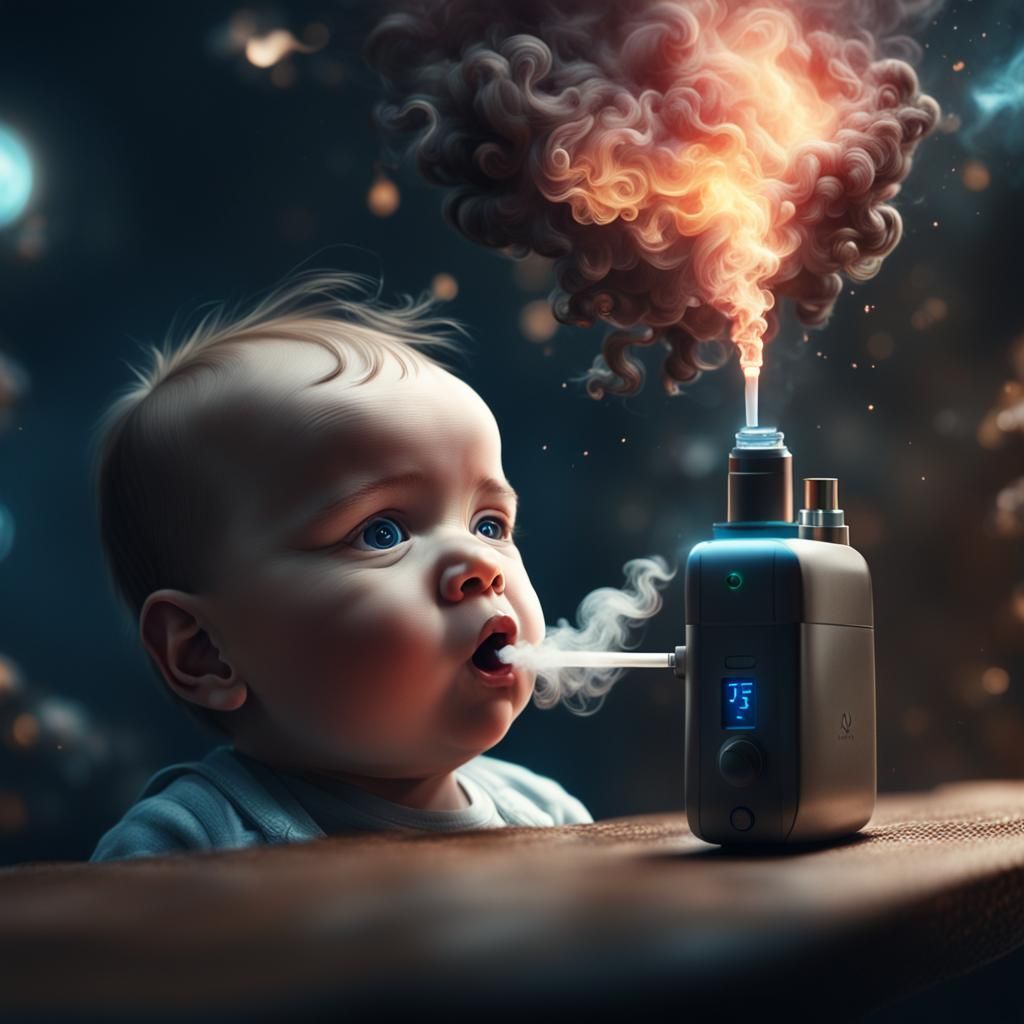 Harsh reality of the vape epidemic - AI Generated Artwork - NightCafe ...