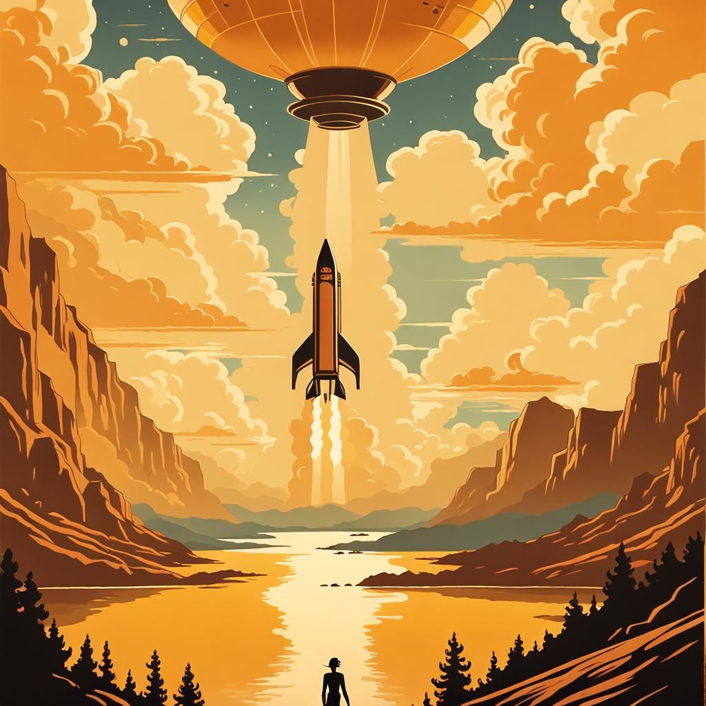 A vintage travel poster for Venus