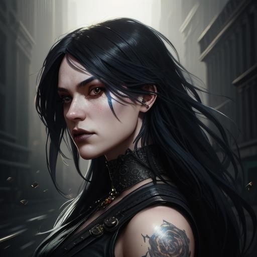 gothic  girl  in new york