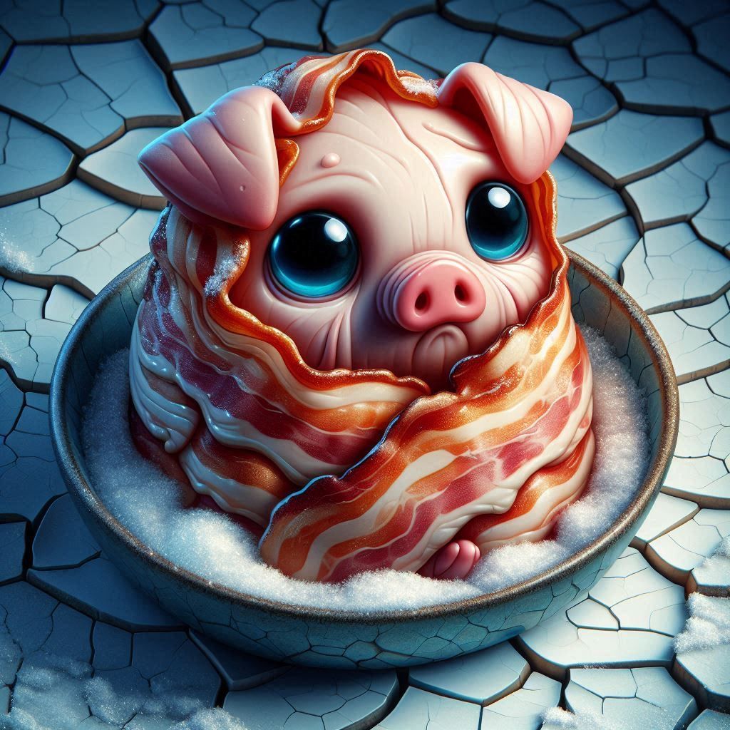 Bacon Wrapped Pig in a Blanket