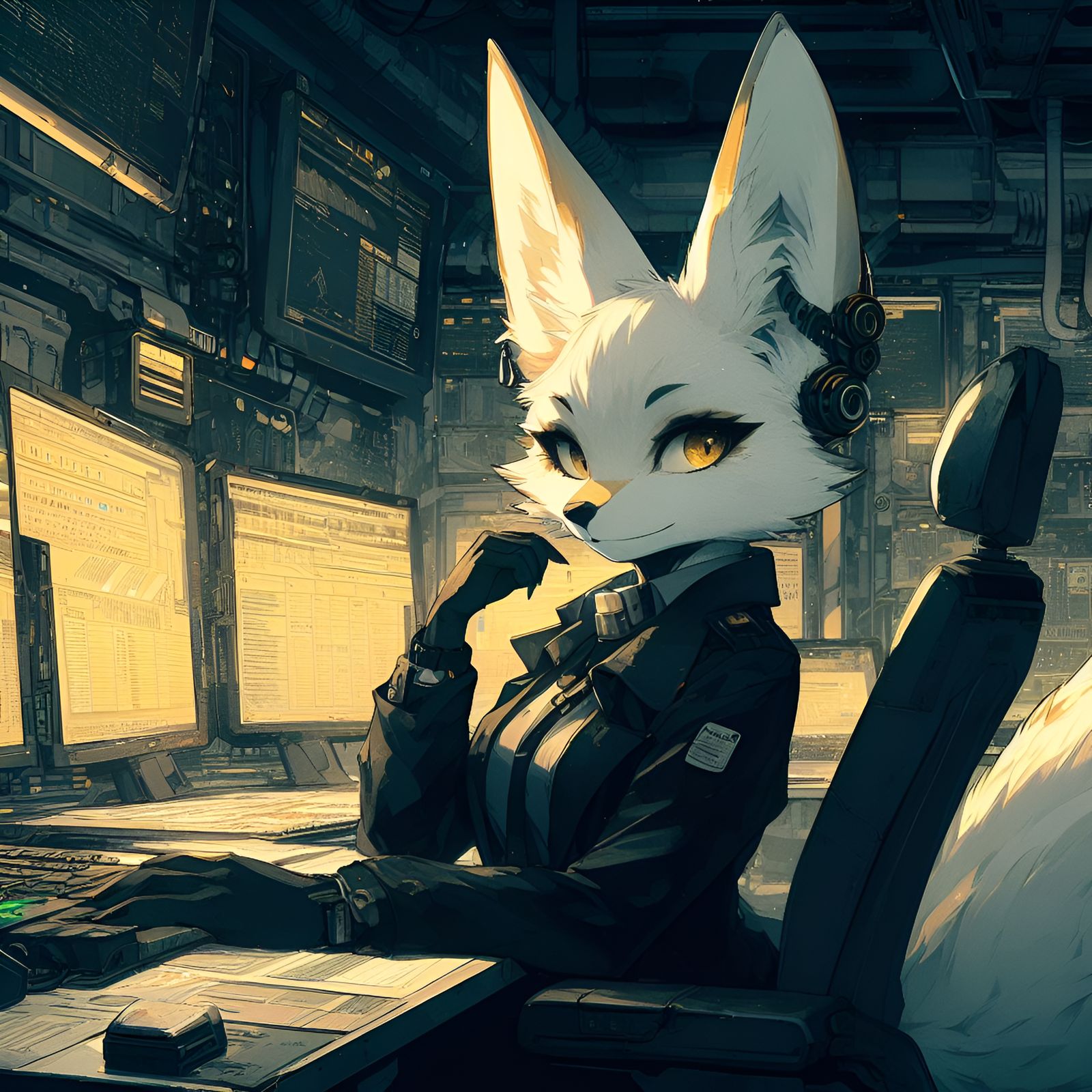 Hacker Lady Fox