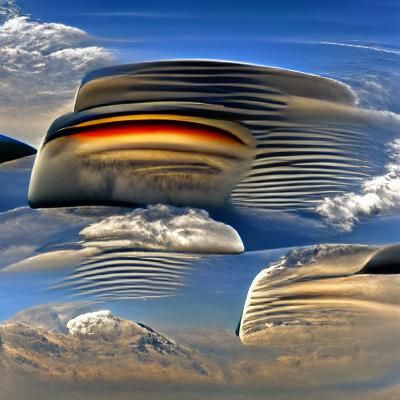 Lenticular clouds