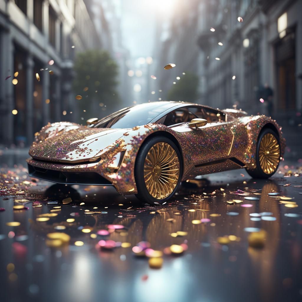 Dolce & Gabbana car (limited edition) AI Generated Artwork