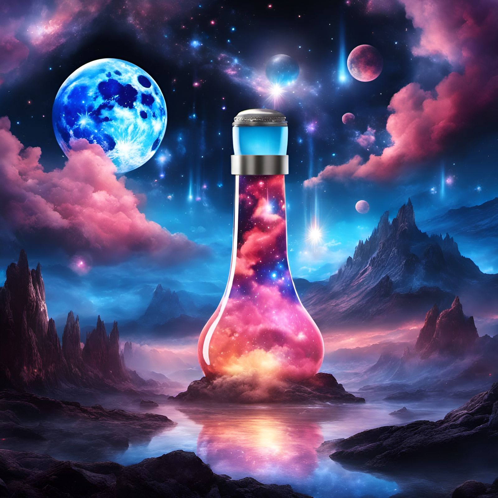 Lava Lamp Of The Cosmos  by @Tallameia