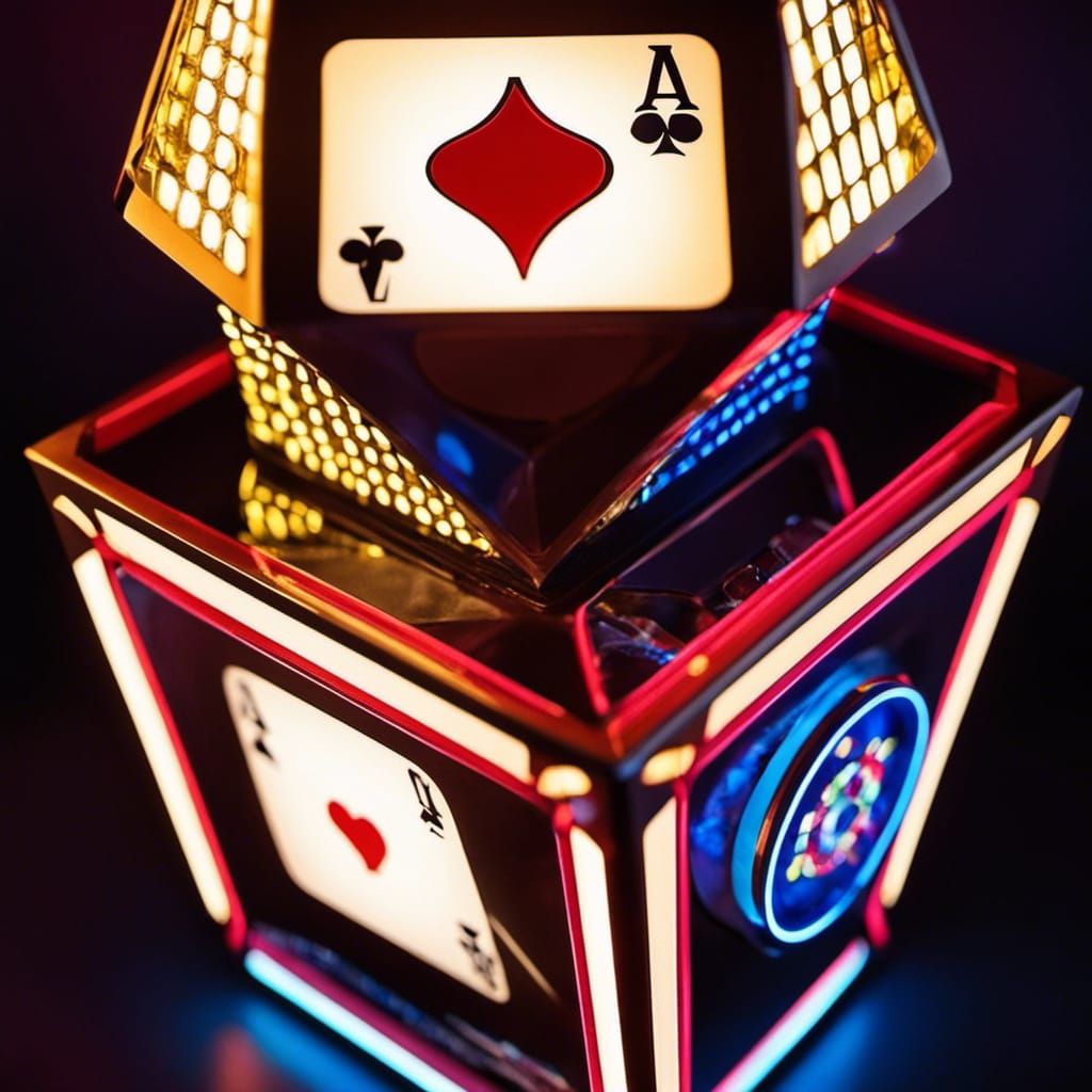 Cardboard Casino Magic - AI Generated Artwork - NightCafe Creator