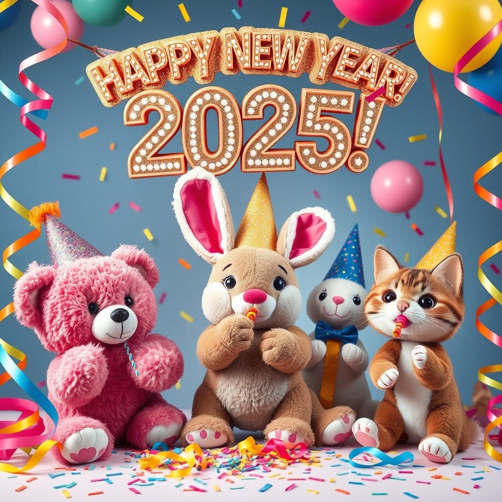 Happy New Year 2025!  by @PS