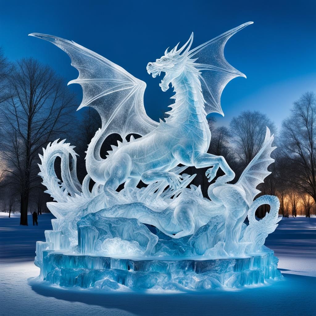 ice sculpture  by @jonika