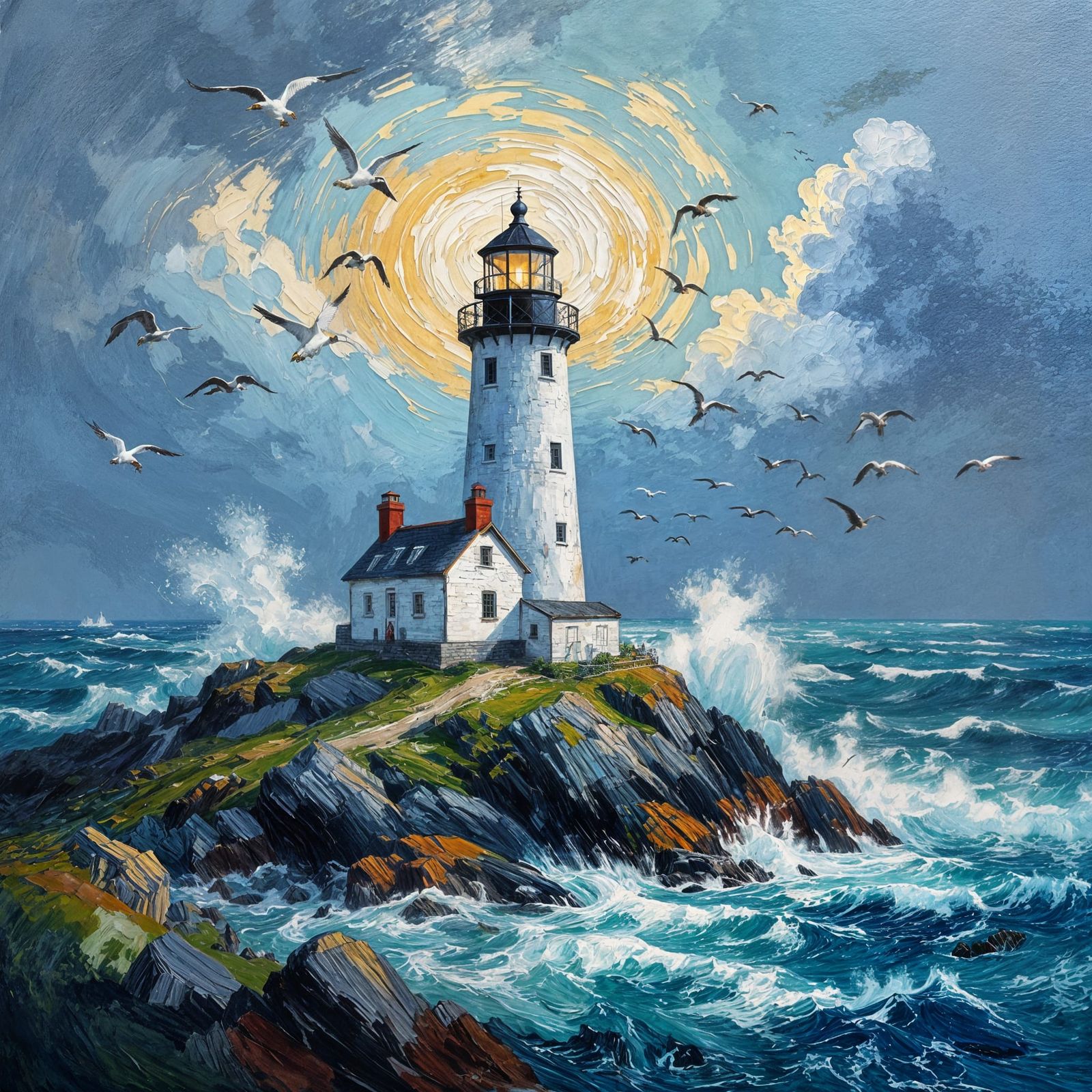 Lighthouse  by @Mad Piece Maker