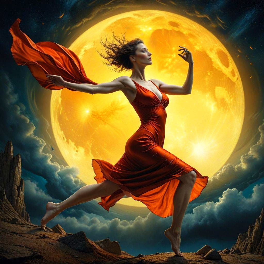 Ethereal Beauty in Vibrant Surrealistic Landscapes