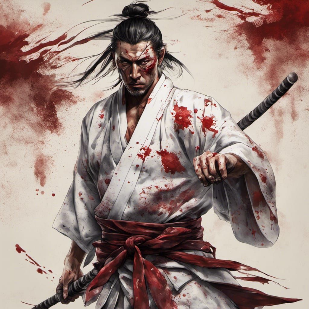 bloodied samurai