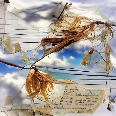 Lost memories strung along in wind