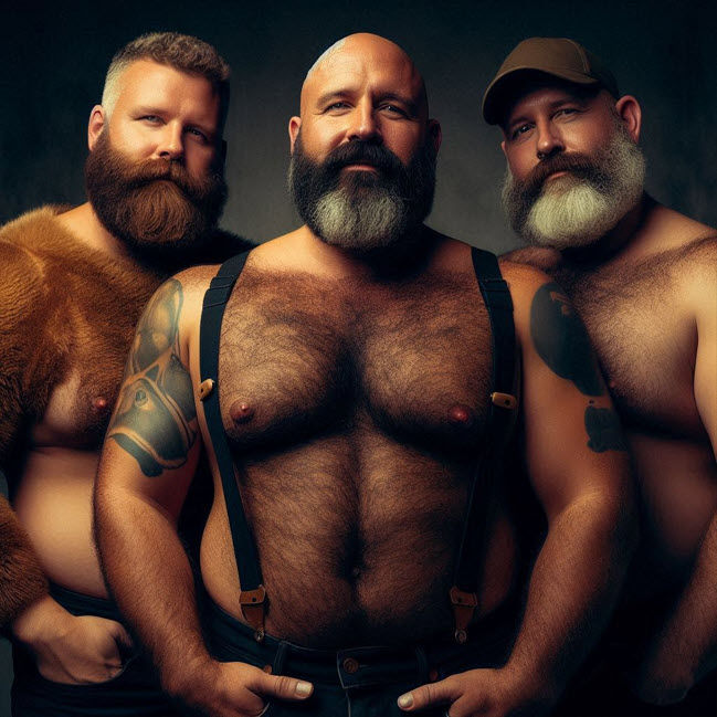 Mannen met beer eigenschappen 1  by @Abra