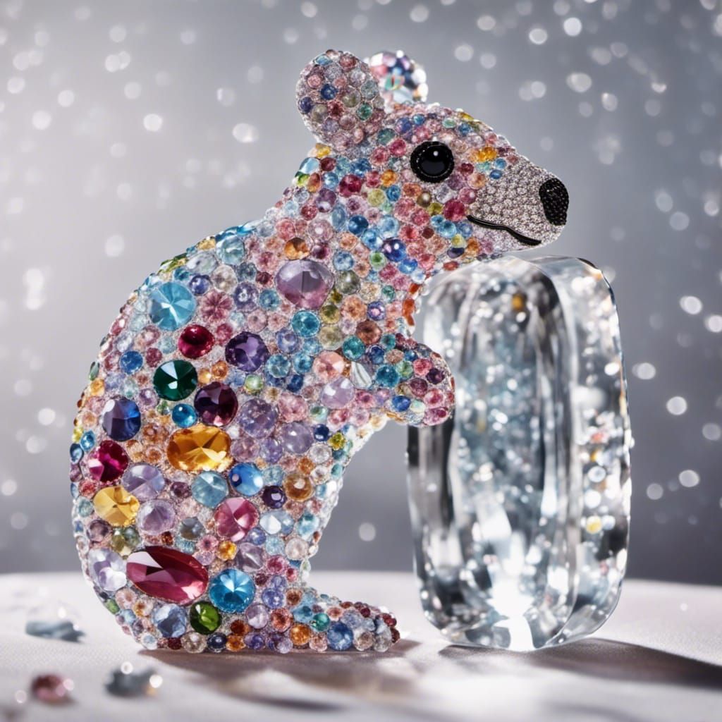 Crystalline Ghost Contemplates Reflection