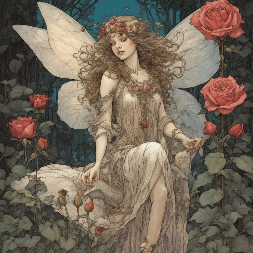 Rose Flower Fairy