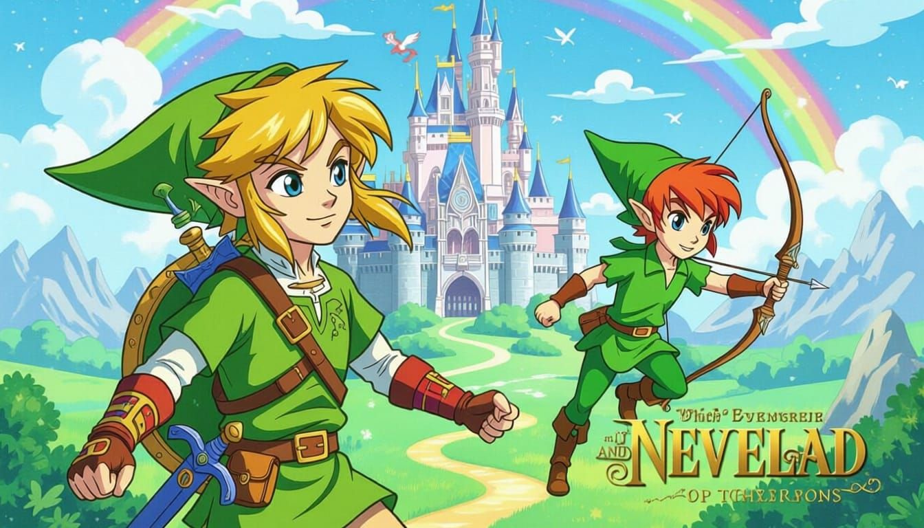 Zelda and Neverland (I know it's Link in the image)