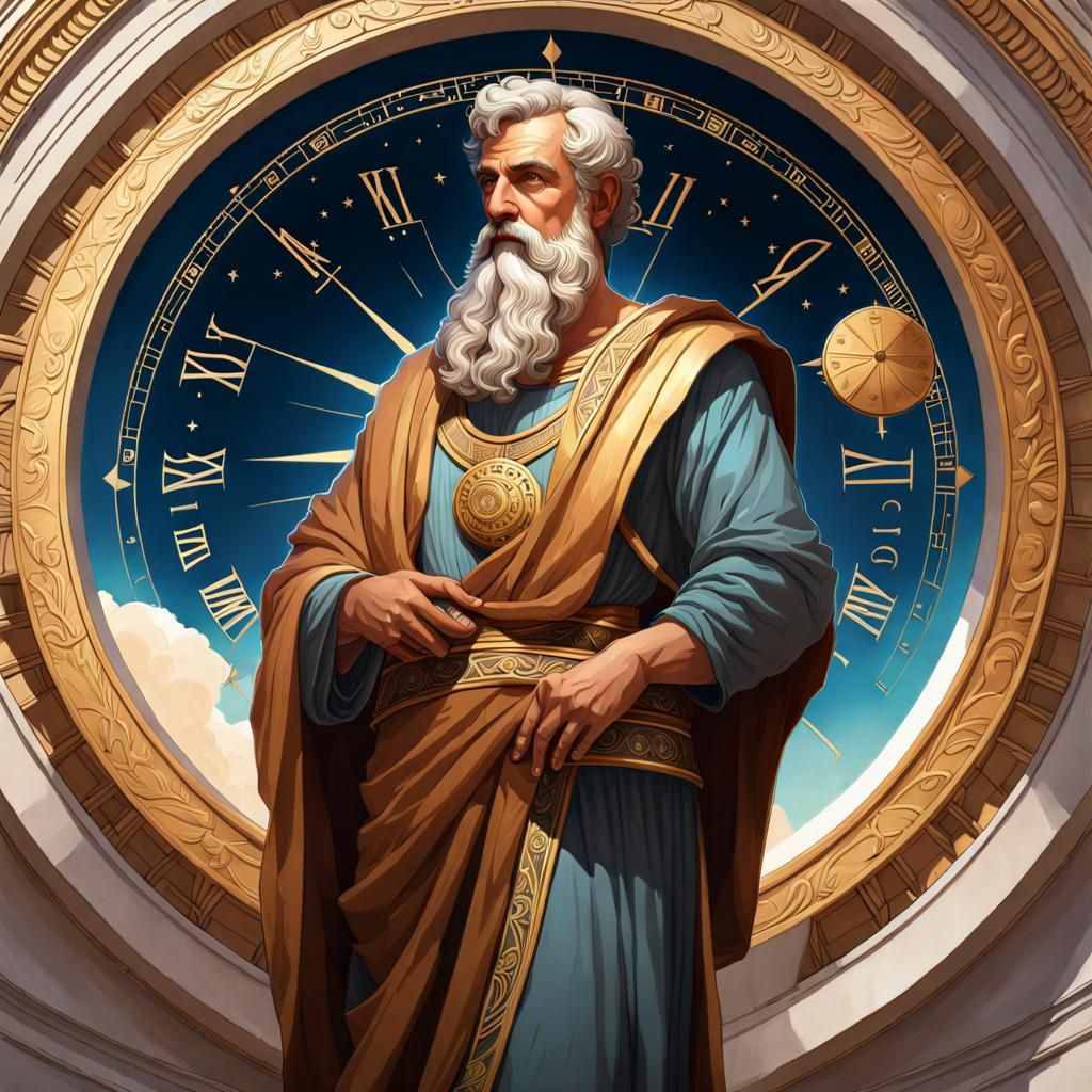 astronomer Theodosius of Bithynia 560 BC Inventor of the sundial   by @Dave