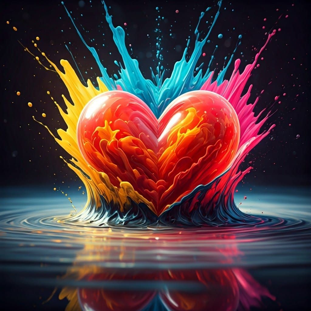 cœur d'amour   by @Plumeplum 