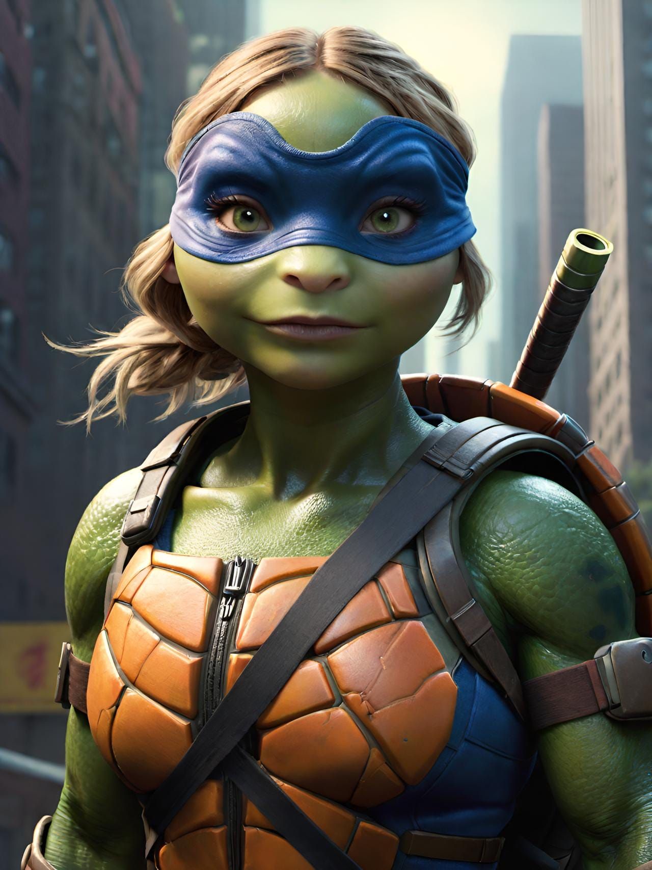 Ninja Turtle Jennifer Lawrence