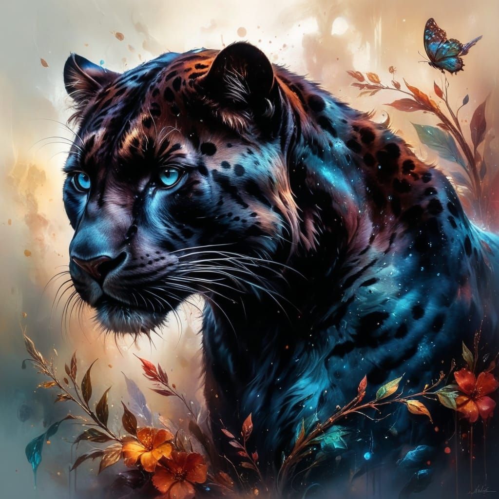 Portrait of a Panther