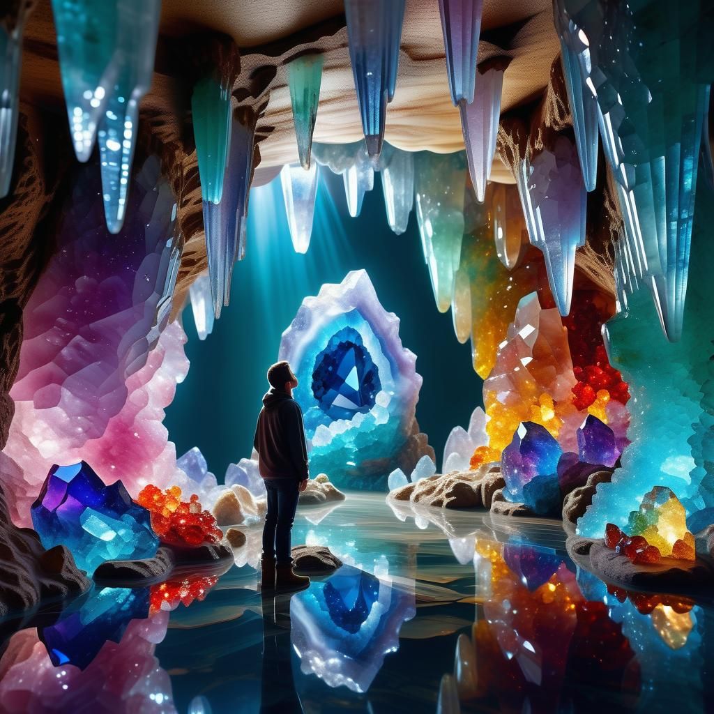 Geode Cave of Wonders  by @Astro_dude