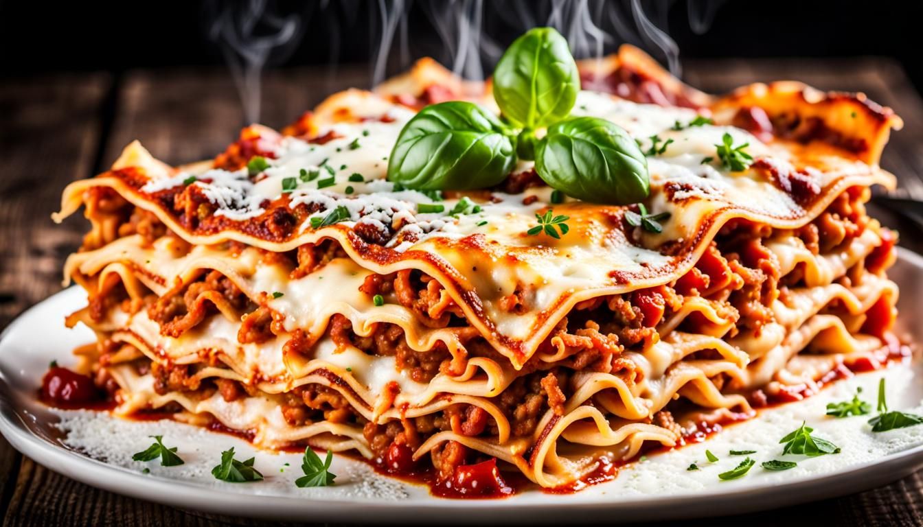 Amazingly Delicious Lasagna  by @3E