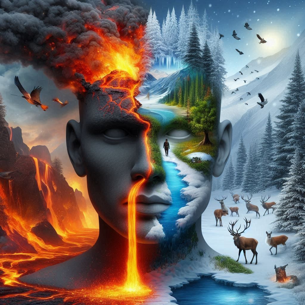 Power of a man's imagination