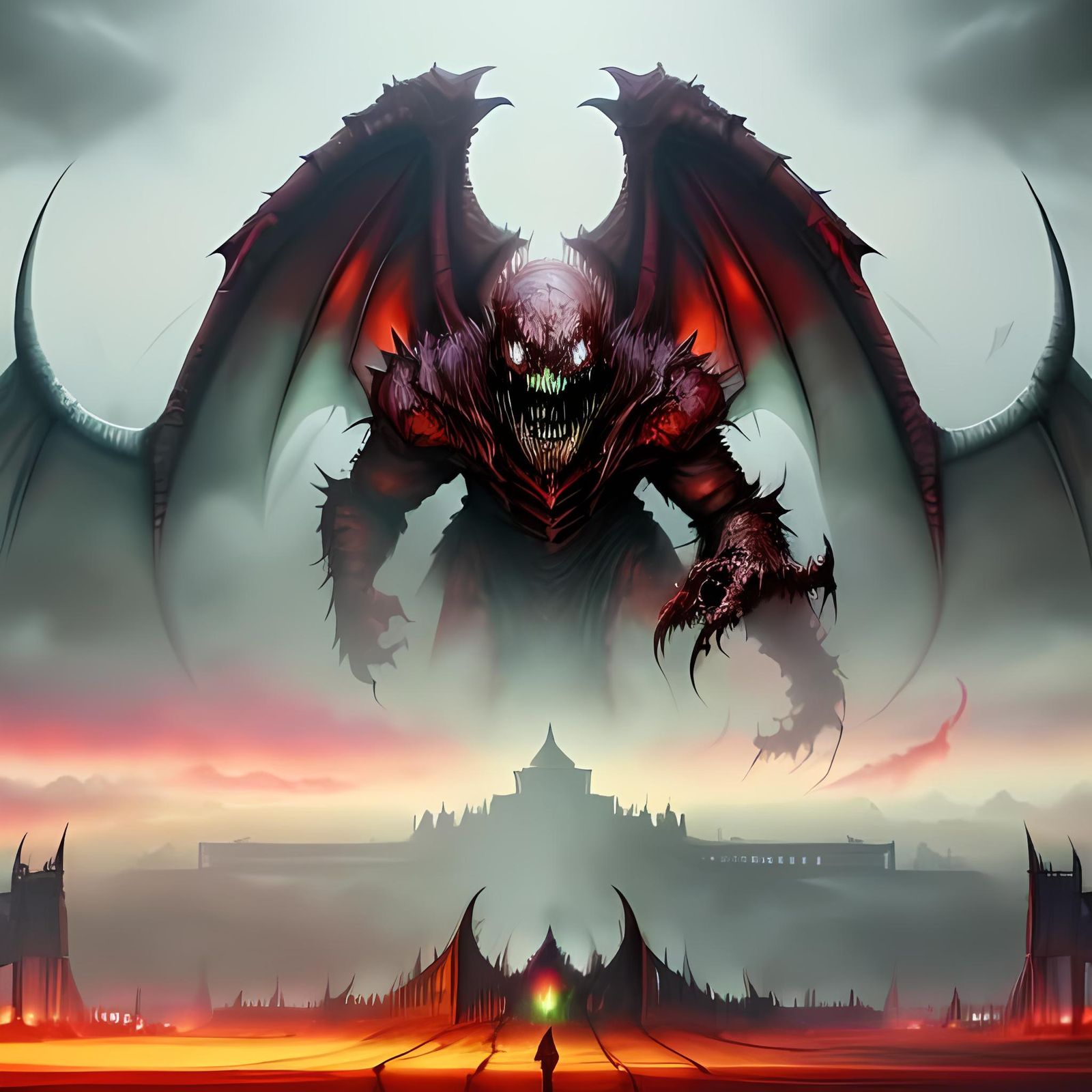 <lora:Horror Character:1.0> <lora:Horror Character:1.5 Drago...
