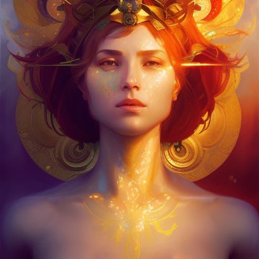 sun godess - AI Generated Artwork - NightCafe Creator