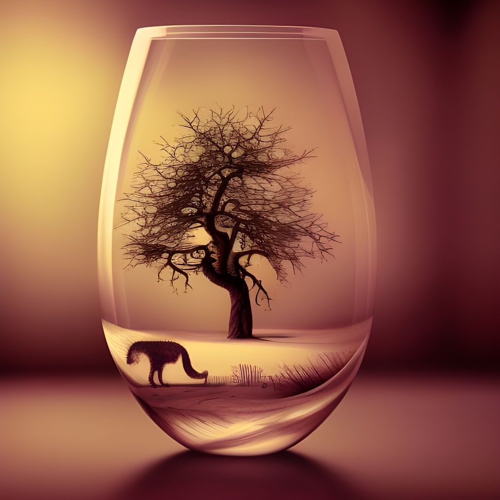Tree in glass I