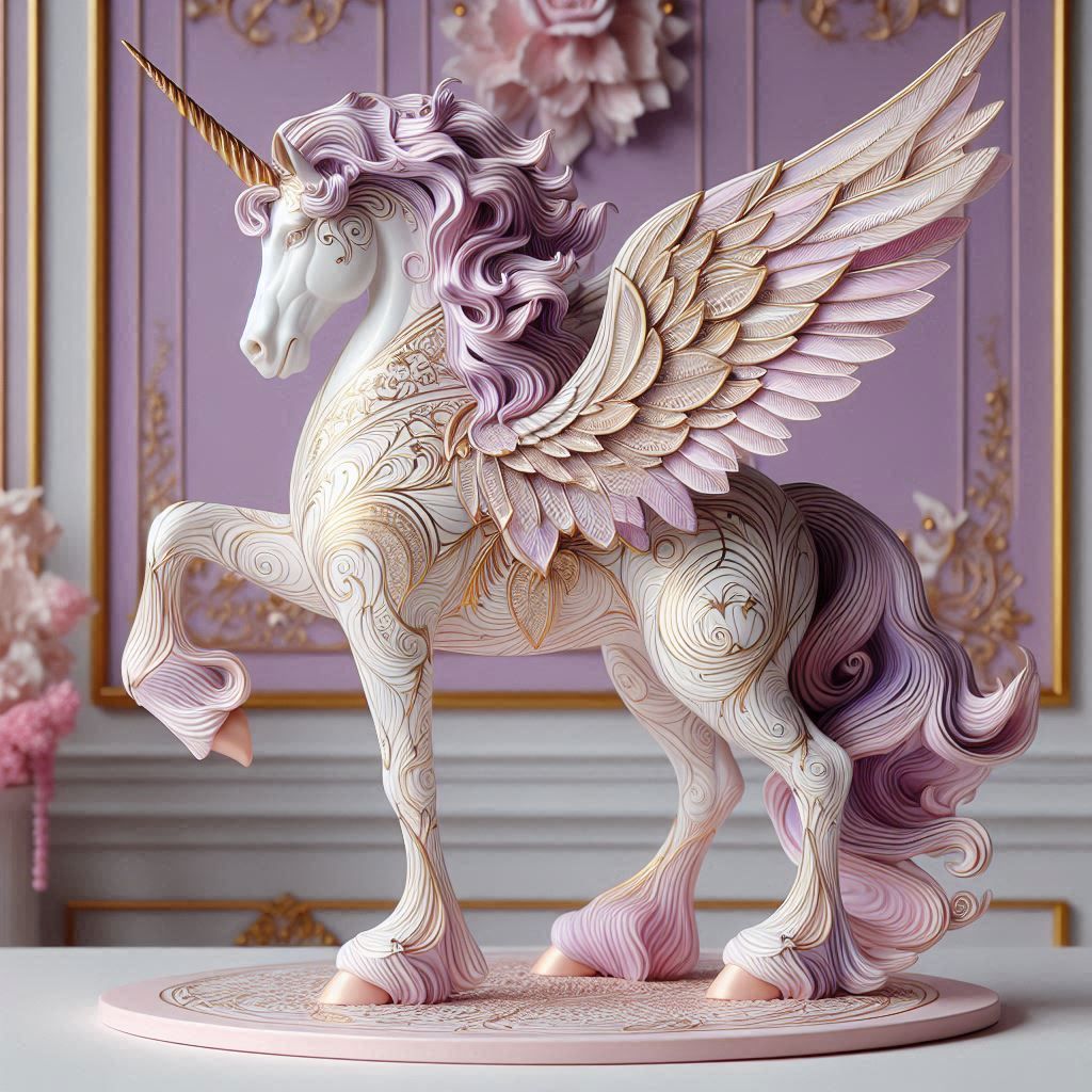 Porcelain unicorn