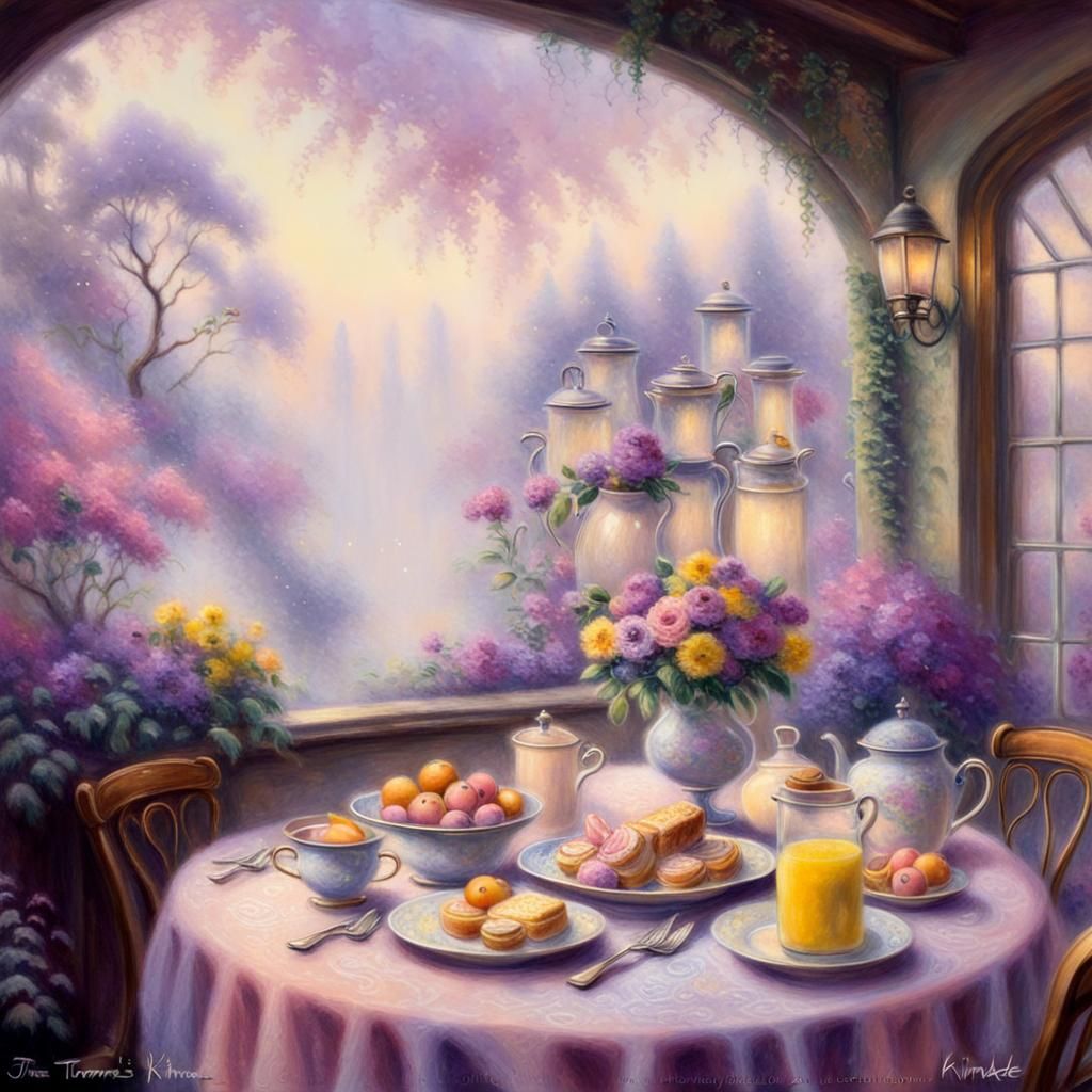 Breakfast table  by @niina