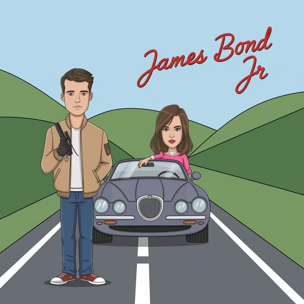 James Bond Jr with Tracy Millbanks  by @Neelix