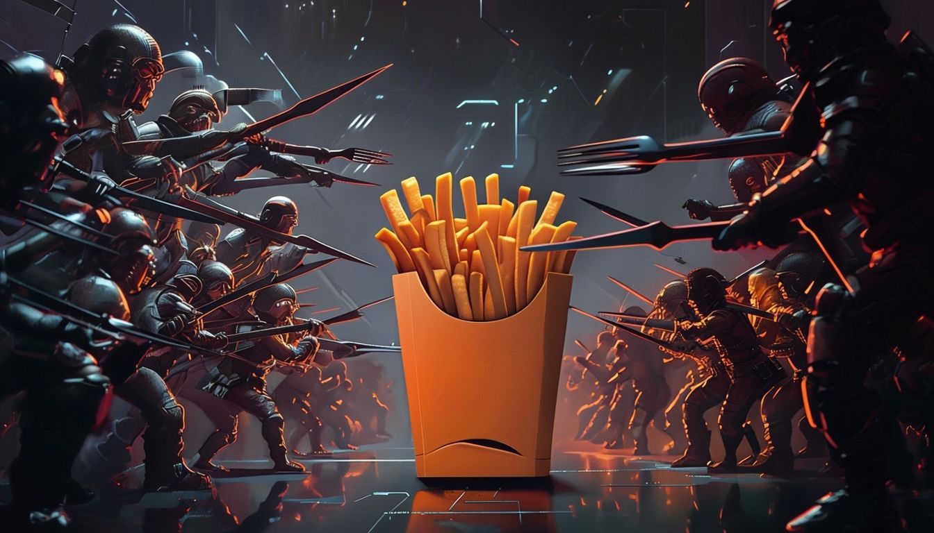 Foolish Friends Frantically Fought For French Fries