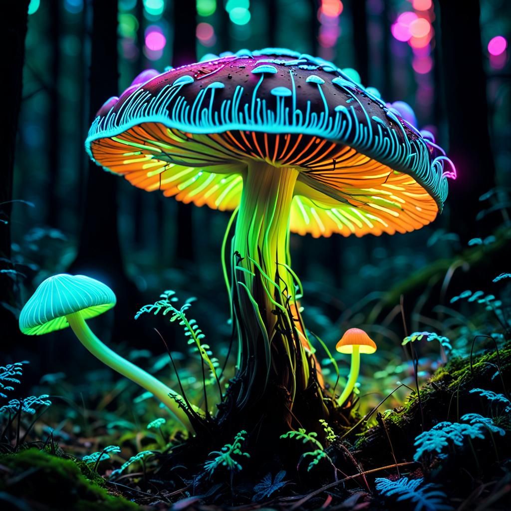 Night mushroom  by @SafePit