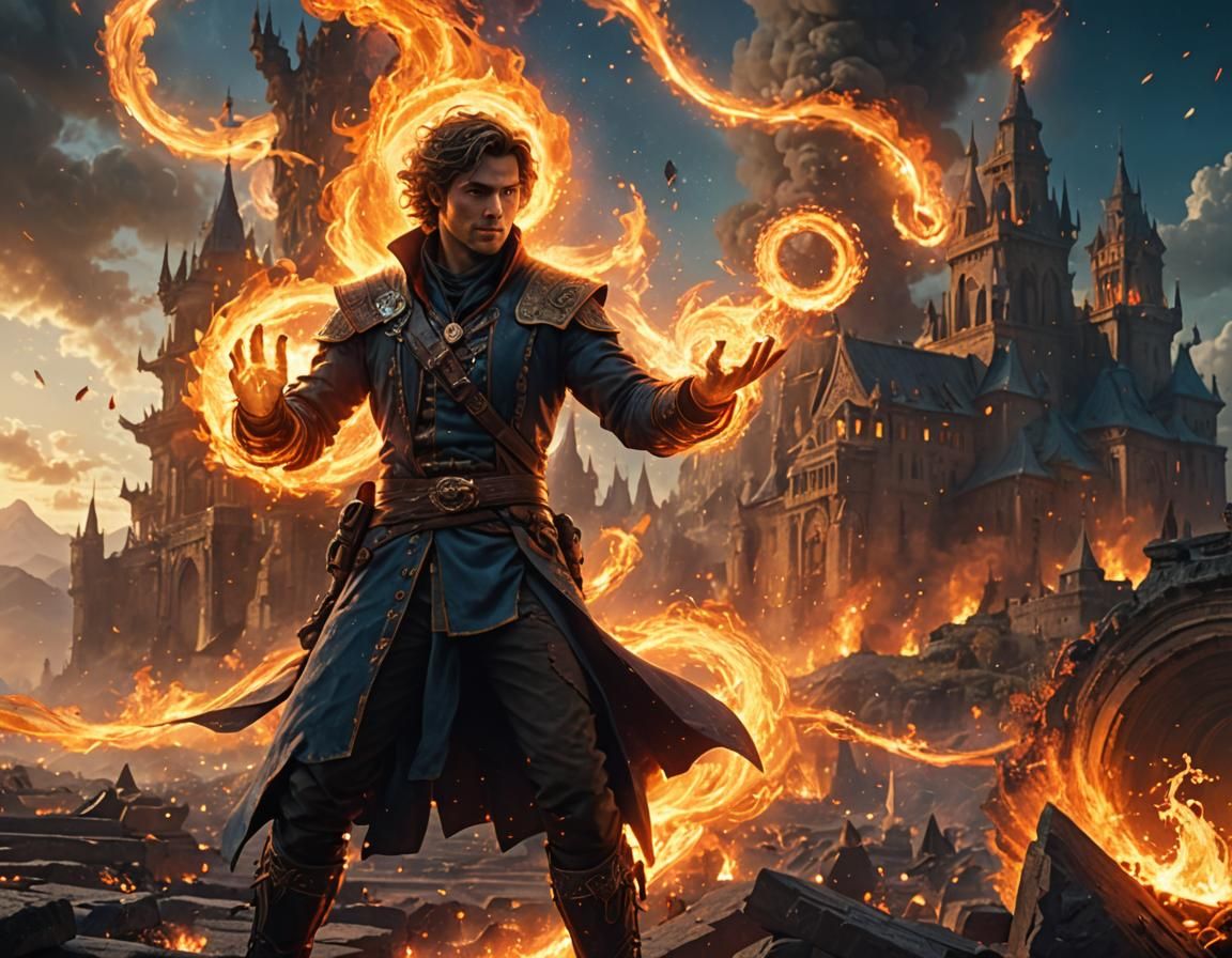 Pyromancer - AI Generated Artwork - NightCafe Creator