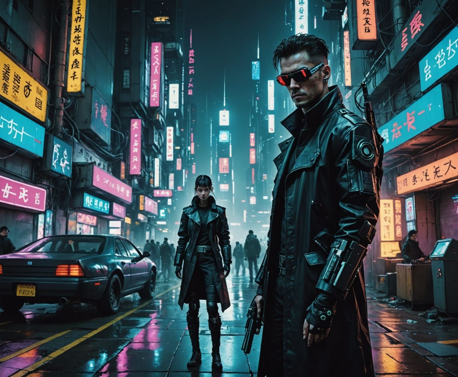 The most cliche cyberpunk image ever created  by @eperales