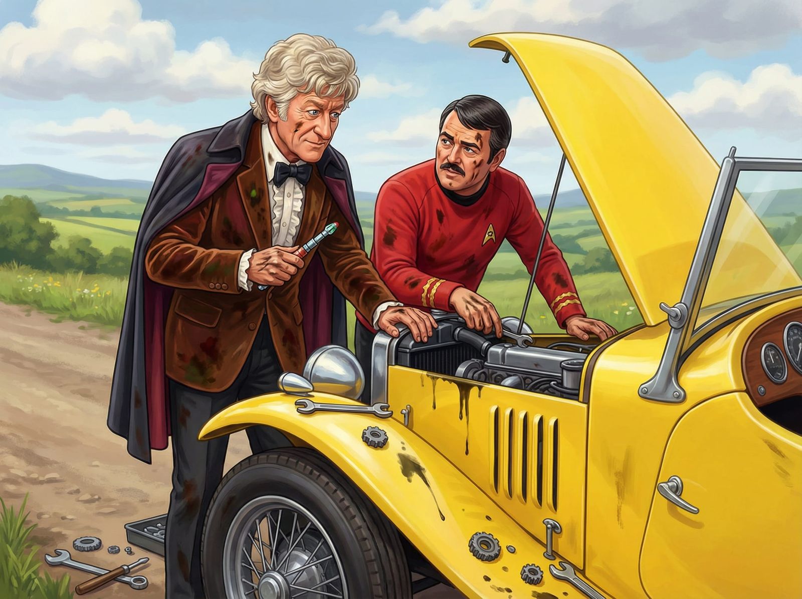 Scotty as a helping hand for the Doctor