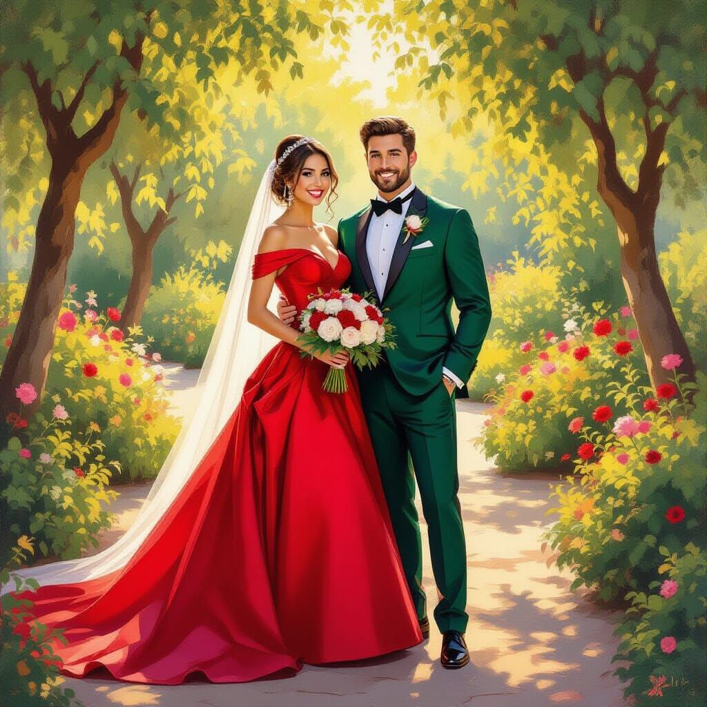 couple getting married, 