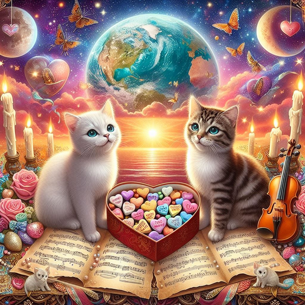 Cat's Valentine's Day