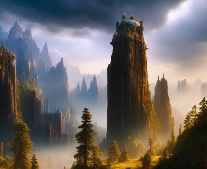 Celestial Temple  by @Bob Sherunkel